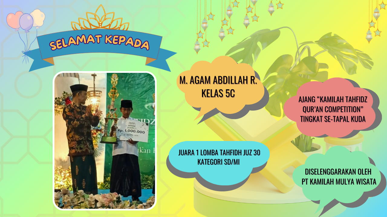 Barakallah! Siswa MI Unggulan Nuris Jember Ini Berhasil Meraih Podium Tertinggi di Ajang Kamilah Tahfidz Qur’an Competition 2026!