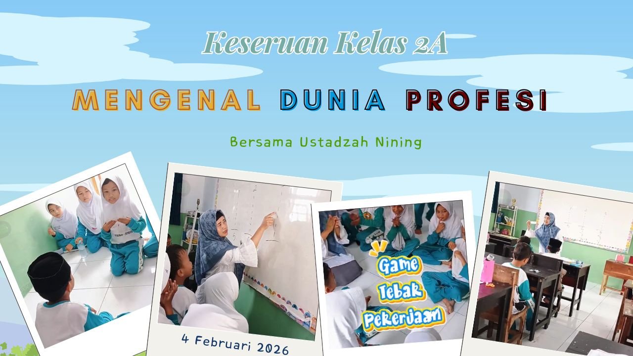 Belajar Sambil Bermain Tebak-Tebakan! Keseruan Siswa MI Unggulan Nuris Jember Mengenal Dunia Profesi