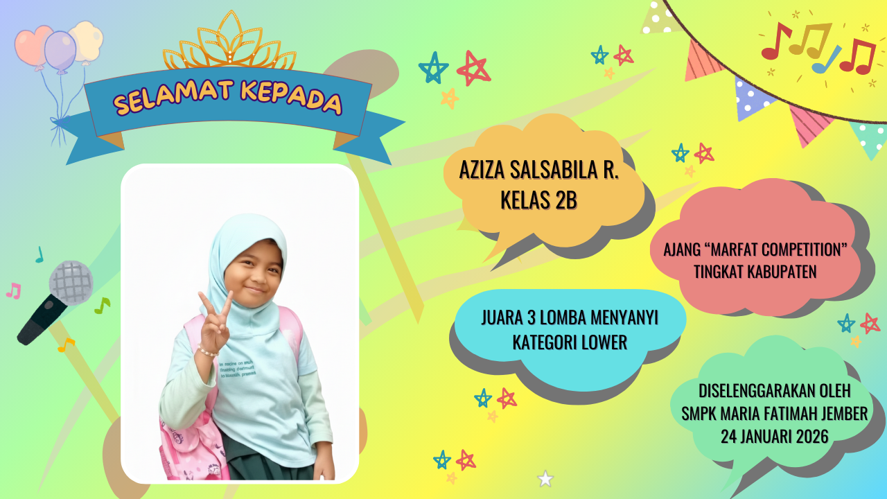 Bila, Siswi MI Unggulan Nuris Jember Ini Persembahkan Piala Menyanyi Sebelum Melangkah Pergi