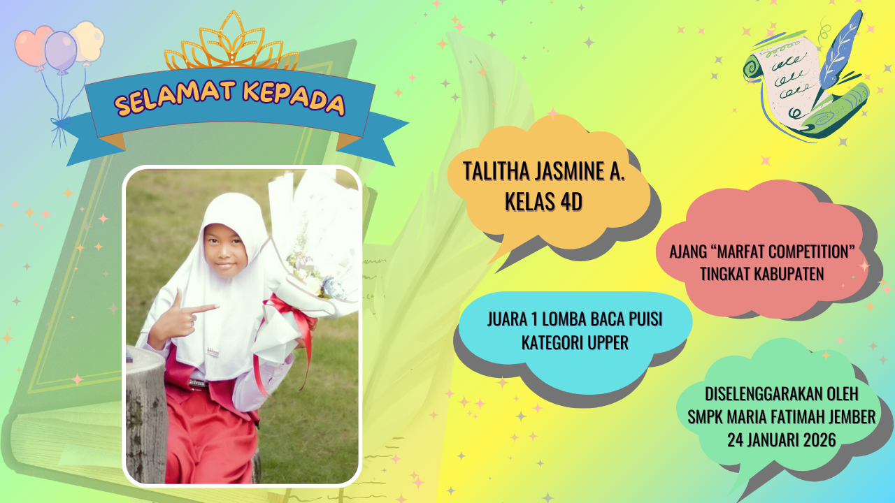 Jasmine, Siswi MI Unggulan Nuris Jember Berhasil Memukau Para Juri dengan Bait Puisinya!