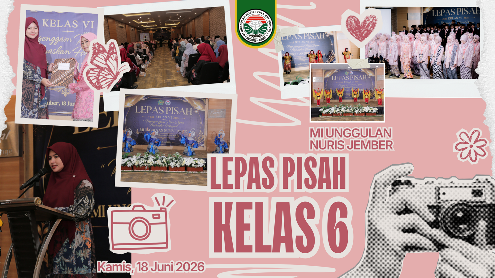 Penuh Haru! MI Unggulan Nuris Jember Sukses Gelar Lepas Pisah Kelas 6!