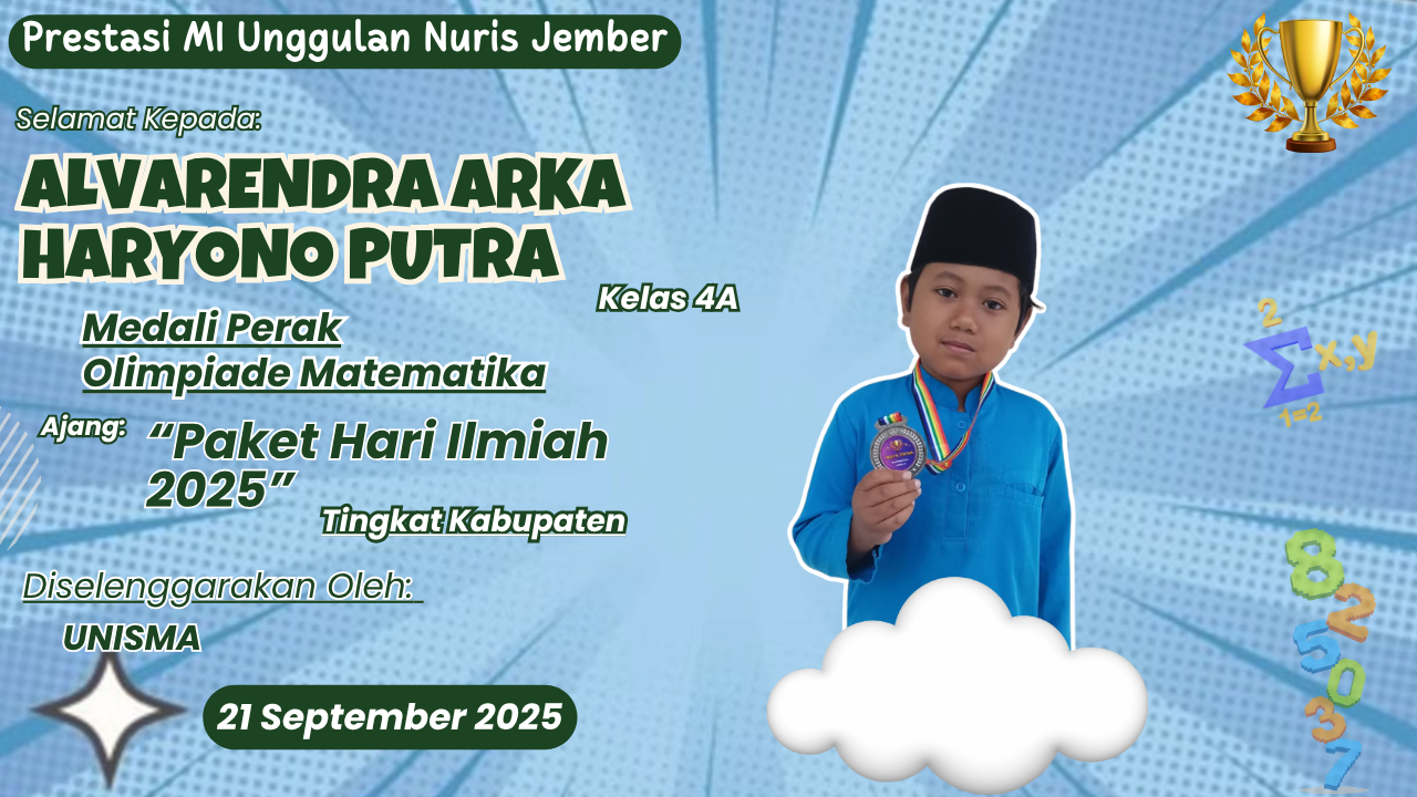 Arka Siswa MI Unggulan Nuris Turut Membawa Juara di Ajang PHI 2025!
