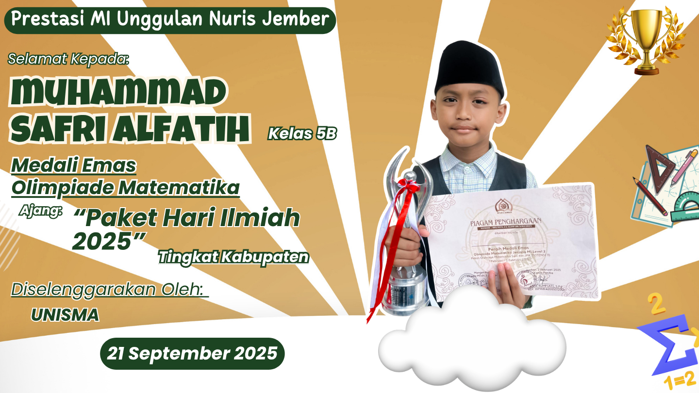 Berkat Alfa, MI Unggulan Nuris Jember Kembali Berjaya di Panggung PHI 2025